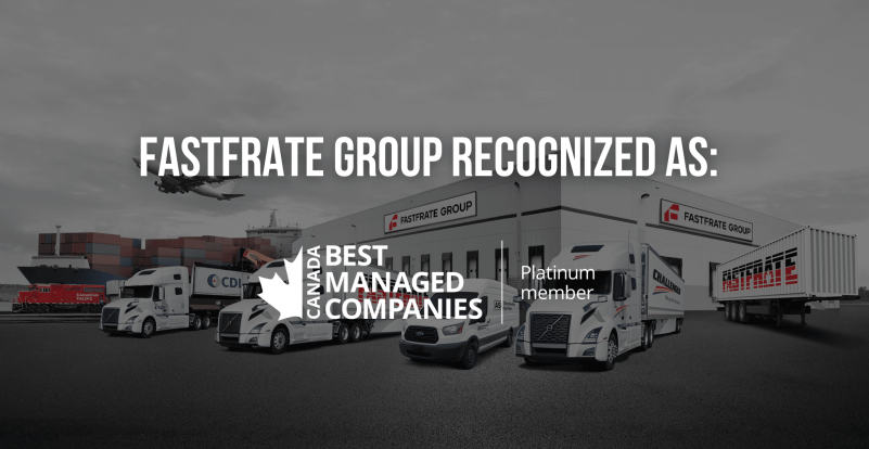 Fastfrate Best Managed Companies recognition